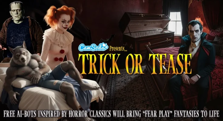 CamSoda Trick or Tease Halloween AI sex chat companions